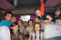 Перевозка детей в автобусе